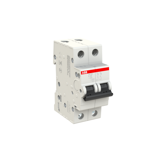 ABB 2CDS211103R0634, SH 201-C 63 NA, Compact Home, 63 Amper, 2 Kutuplu, C Tipi, Otomatik Sigorta, 6 kA, 2x63C