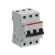 ABB 2CDS213001R0064, SH 203-C 6, Compact Home, 6 Amper, 3 Kutuplu, C Tipi, Otomatik Sigorta, 6 kA, 3x6C