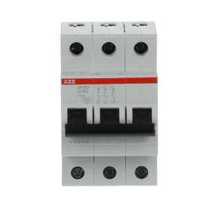 ABB 2CDS213001R0404, SH 203-C 40, Compact Home, 40 Amper, 3 Kutuplu, C Tipi, Otomatik Sigorta, 6 kA, 3x40C