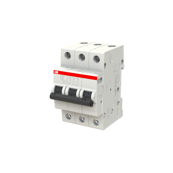 ABB 2CDS213001R0504, SH 203-C 50, Compact Home, 50 Amper, 3 Kutuplu, C Tipi, Otomatik Sigorta, 6 kA, 3x50C