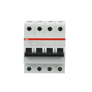 ABB 2CDS213103R0064, SH 203-C 6 NA, Compact Home, 6 Amper, 4 Kutuplu, C Tipi, Otomatik Sigorta, 6 kA, 4x6C
