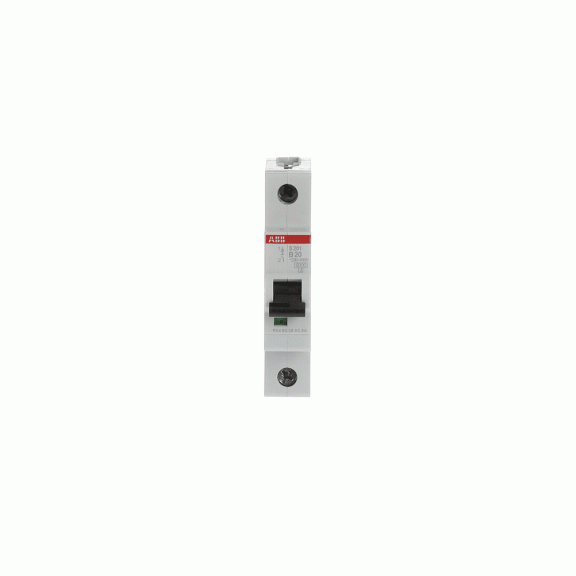 ABB 2CDS251001R0205, S 201-B 20, System Pro M, 20 Amper, 1 Kutuplu, B Tipi, Otomatik Sigorta, 6 kA, 1x20B