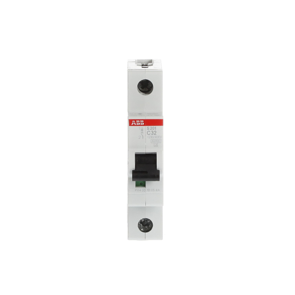 ABB 2CDS251001R0324, S 201-C 32, System Pro M, 32 Amper, 1 Kutuplu, C Tipi, Otomatik Sigorta, 6 kA, 1x32C