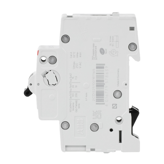 ABB 2CDS251001R1165, S 201-B 16, System Pro M, 16 Amper, 1 Kutuplu, B Tipi, Otomatik Sigorta, 6 kA, 1x16B