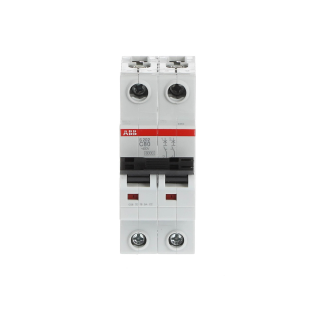 ABB 2CDS252001R0804, S 202-C 80, System Pro M, 80 Amper, 2 Kutuplu, C Tipi, Otomatik Sigorta, 6 kA, 2x80C