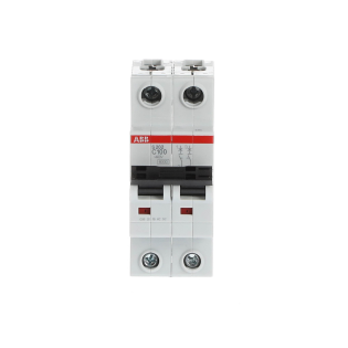 ABB 2CDS252001R0824, S 202-C 100, System Pro M, 100 Amper, 2 Kutuplu, C Tipi, Otomatik Sigorta, 6 kA, 2x100C