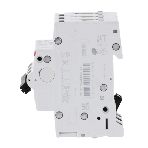 ABB 2CDS253001R0165, S 203-B 16, System Pro M, 16 Amper, 3 Kutuplu, B Tipi, Otomatik Sigorta, 6 kA, 3x16B