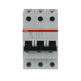 ABB 2CDS253001R0404, S 203-C 40, System Pro M, 40 Amper, 3 Kutuplu, C Tipi, Otomatik Sigorta, 6 kA, 3x40C