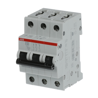 ABB 2CDS253001R0404, S 203-C 40, System Pro M, 40 Amper, 3 Kutuplu, C Tipi, Otomatik Sigorta, 6 kA, 3x40C