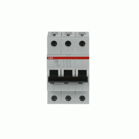 ABB 2CDS253001R0404, S 203-C 40, System Pro M, 40 Amper, 3 Kutuplu, C Tipi, Otomatik Sigorta, 6 kA, 3x40C