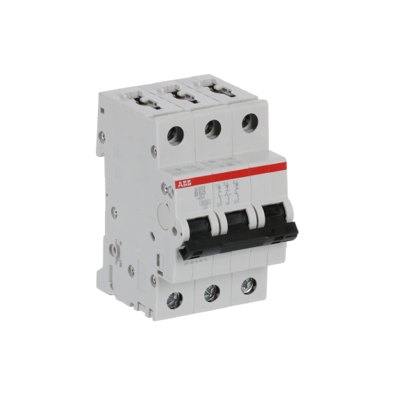 ABB 2CDS253001R0505, S 203-B 50, System Pro M, 50 Amper, 3 Kutuplu, B Tipi, Otomatik Sigorta, 6 kA, 3x50B