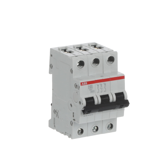 ABB 2CDS253001R0804, S 203-C 80, System Pro M, 80 Amper, 3 Kutuplu, C Tipi, Otomatik Sigorta, 6 kA, 3x80C