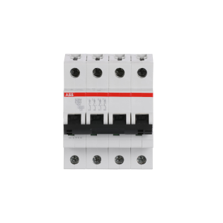 ABB 2CDS254001R0504, S 204-C 50, System Pro M, 50 Amper, 4 Kutuplu, C Tipi, Otomatik Sigorta, 6 kA, 4x50C