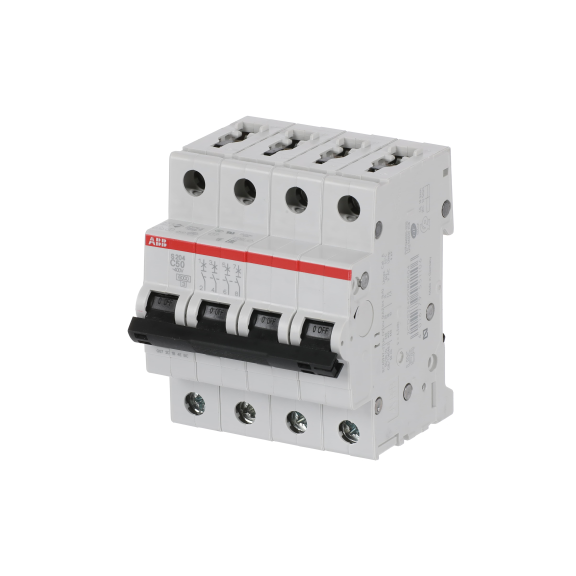 ABB 2CDS254001R0504, S 204-C 50, System Pro M, 50 Amper, 4 Kutuplu, C Tipi, Otomatik Sigorta, 6 kA, 4x50C