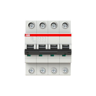 ABB 2CDS254001R0804, S 204-C 80, System Pro M, 80 Amper, 4 Kutuplu, C Tipi, Otomatik Sigorta, 6 kA, 4x80C
