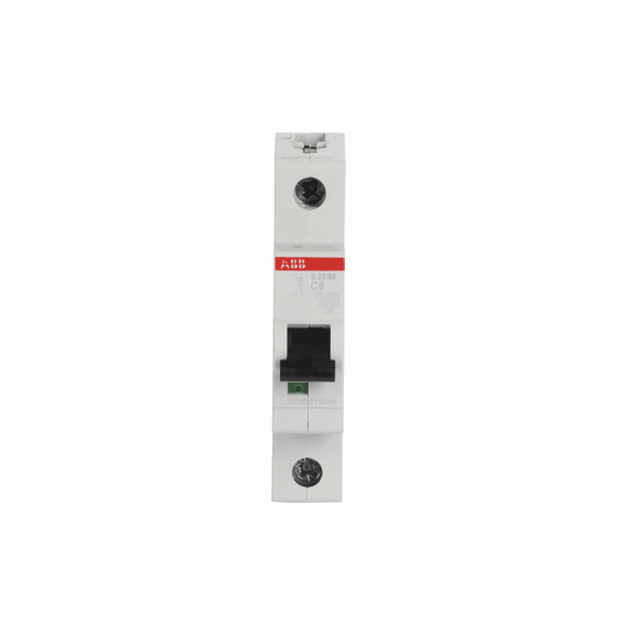 ABB 2CDS271001R0064, S 201 M-C 6, System Pro M, 6 Amper, 1 Kutuplu, C Tipi, Otomatik Sigorta, 10 kA, 1x6C