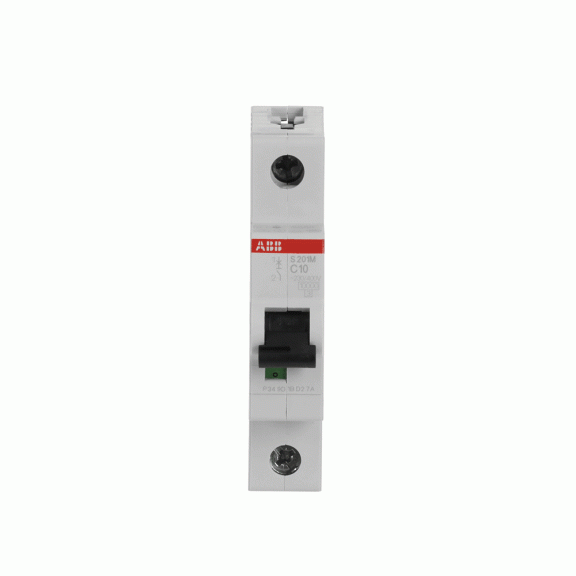 ABB 2CDS271001R0104, S 201 M-C 10, System Pro M, 10 Amper, 1 Kutuplu, C Tipi, Otomatik Sigorta, 10 kA, 1x10C