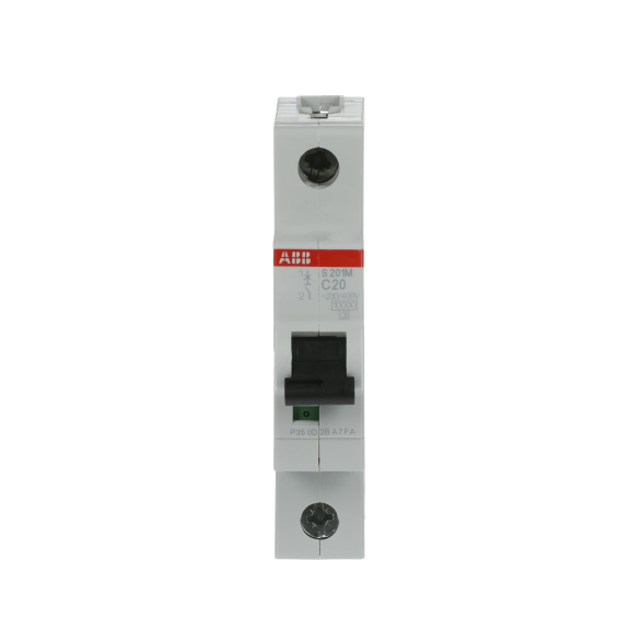 ABB 2CDS271001R0204, S 201 M-C 20, System Pro M, 20 Amper, 1 Kutuplu, C Tipi, Otomatik Sigorta, 10 kA, 1x20C