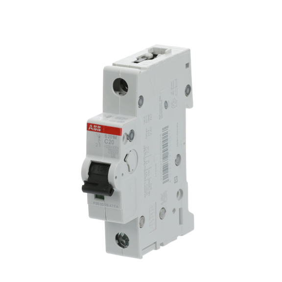 ABB 2CDS271001R0204, S 201 M-C 20, System Pro M, 20 Amper, 1 Kutuplu, C Tipi, Otomatik Sigorta, 10 kA, 1x20C