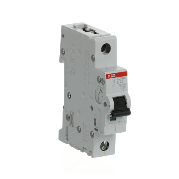 ABB 2CDS271001R0255, S 201 M-B 25, System Pro M, 25 Amper, 1 Kutuplu, B Tipi, Otomatik Sigorta, 10 kA, 1x25B