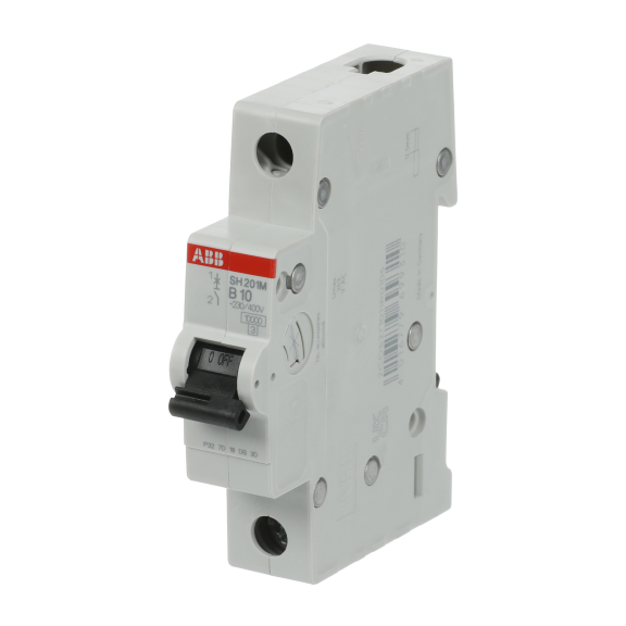 ABB 2CDS271011R0105, SH201M-B10, Compact Home, 10 Amper, 1 Kutuplu, B Tipi, Otomatik Sigorta, 10 kA, 1x10B