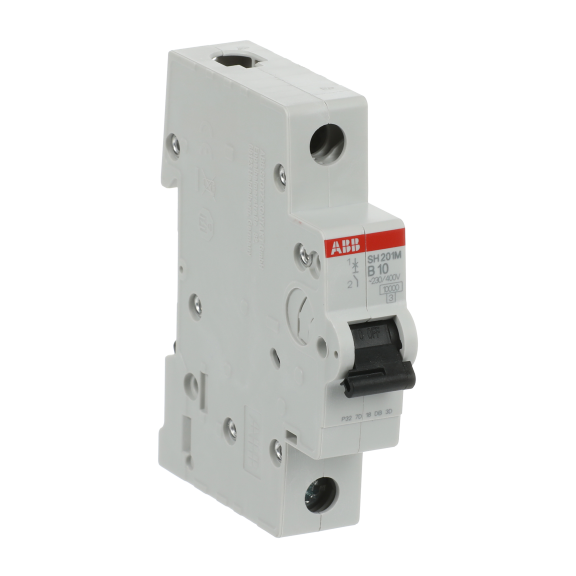 ABB 2CDS271011R0105, SH201M-B10, Compact Home, 10 Amper, 1 Kutuplu, B Tipi, Otomatik Sigorta, 10 kA, 1x10B