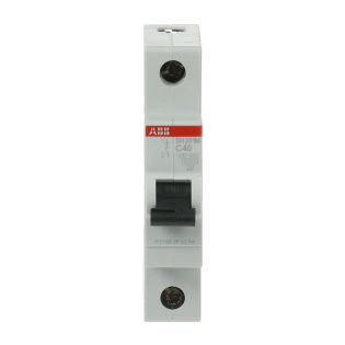 ABB 2CDS271011R0404, SH201M-C 40, Compact Home, 40 Amper, 1 Kutuplu, C Tipi, Otomatik Sigorta, 10 kA, 1x40C