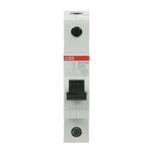 ABB 2CDS271011R0504, SH201M-C 50, Compact Home, 50 Amper, 1 Kutuplu, C Tipi, Otomatik Sigorta, 10 kA, 1x50C