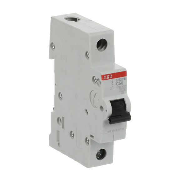 ABB 2CDS271011R0504, SH201M-C 50, Compact Home, 50 Amper, 1 Kutuplu, C Tipi, Otomatik Sigorta, 10 kA, 1x50C