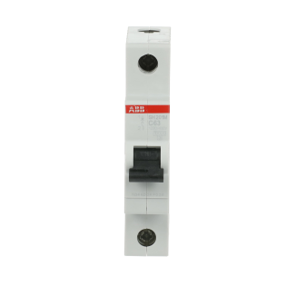 ABB 2CDS271011R0634, SH201M-C 63, Compact Home, 63 Amper, 1 Kutuplu, C Tipi, Otomatik Sigorta, 10 kA, 1x63C