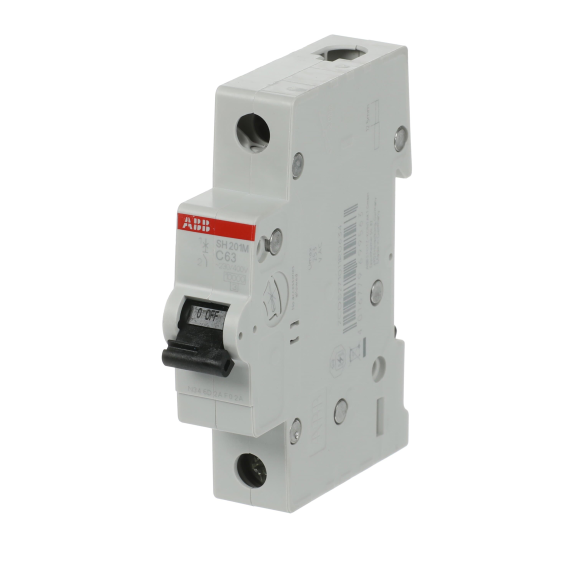 ABB 2CDS271011R0634, SH201M-C 63, Compact Home, 63 Amper, 1 Kutuplu, C Tipi, Otomatik Sigorta, 10 kA, 1x63C