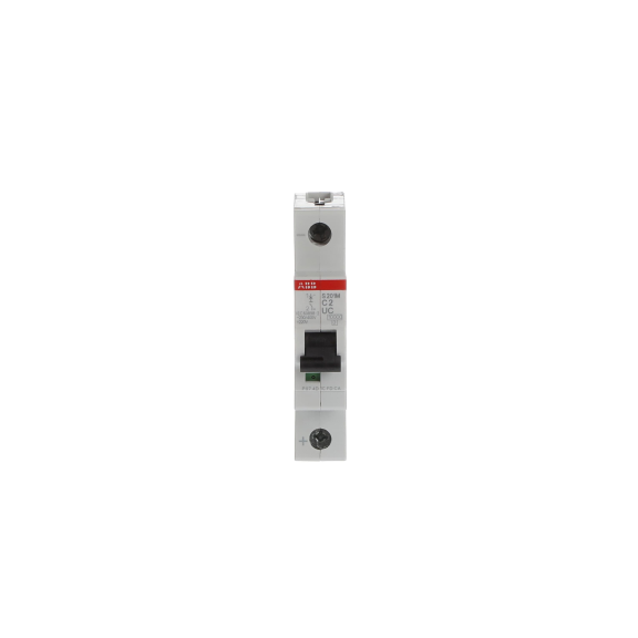 ABB 2CDS271061R0024, S 201 M-C 2UC, System Pro M, 2 Amper, 1 Kutuplu, B Tipi, Otomatik Sigorta, 10 kA, 1x2B