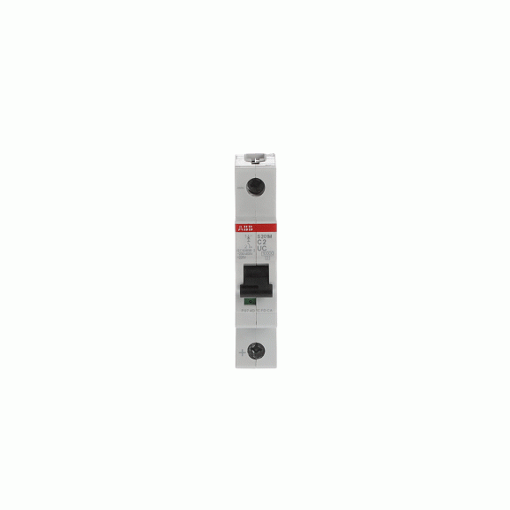 ABB 2CDS271061R0024, S 201 M-C 2UC, System Pro M, 2 Amper, 1 Kutuplu, B Tipi, Otomatik Sigorta, 10 kA, 1x2B