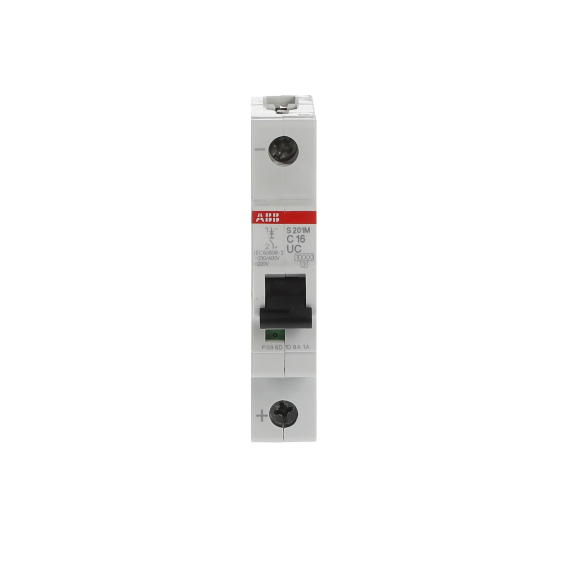 ABB 2CDS271061R0164, S 201 M-C 16UC, System Pro M, 16 Amper, 1 Kutuplu, B Tipi, Otomatik Sigorta, 10 kA, 1x16B
