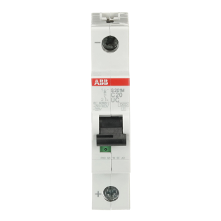 ABB 2CDS271061R0204, S 201 M-C 20UC, System Pro M, 20 Amper, 1 Kutuplu, B Tipi, Otomatik Sigorta, 10 kA, 1x20B