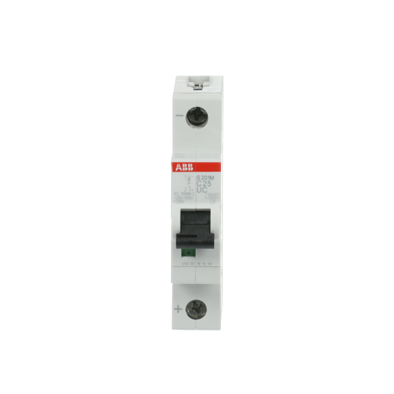 ABB 2CDS271061R0254, S 201 M-C 25UC, System Pro M, 25 Amper, 1 Kutuplu, B Tipi, Otomatik Sigorta, 10 kA, 1x25B