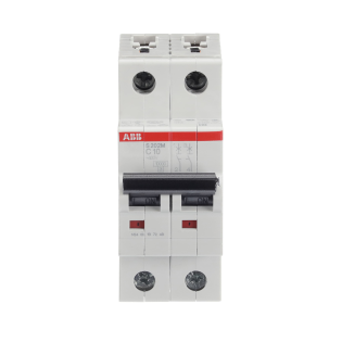 ABB 2CDS272001R0104, S 202 M-C 10, System Pro M, 10 Amper, 2 Kutuplu, C Tipi, Otomatik Sigorta, 10 kA, 2x10C