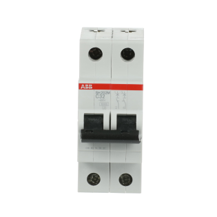 ABB 2CDS272011R0324, SH202M-C 32, Compact Home, 32 Amper, 2 Kutuplu, C Tipi, Otomatik Sigorta, 10 kA, 2x32C