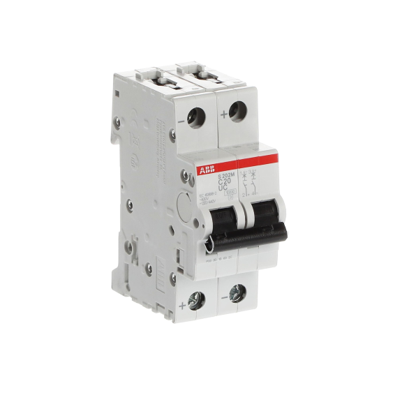 ABB 2CDS272061R0204, S 202 M-C 20UC, System Pro M, 20 Amper, 2 Kutuplu, B Tipi, Otomatik Sigorta, 10 kA, 2x20B