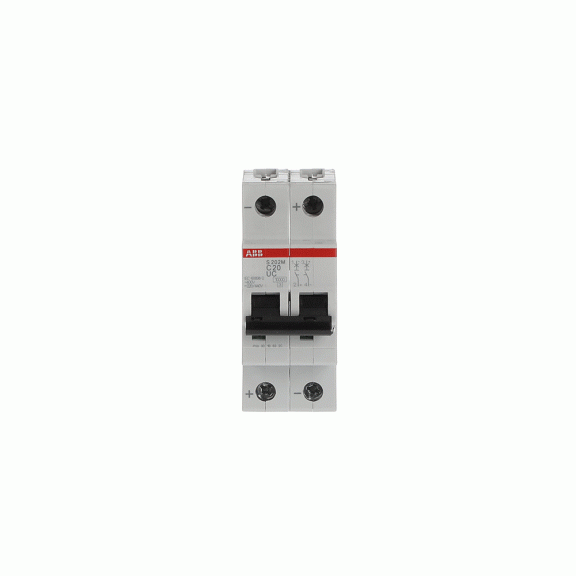 ABB 2CDS272061R0204, S 202 M-C 20UC, System Pro M, 20 Amper, 2 Kutuplu, B Tipi, Otomatik Sigorta, 10 kA, 2x20B