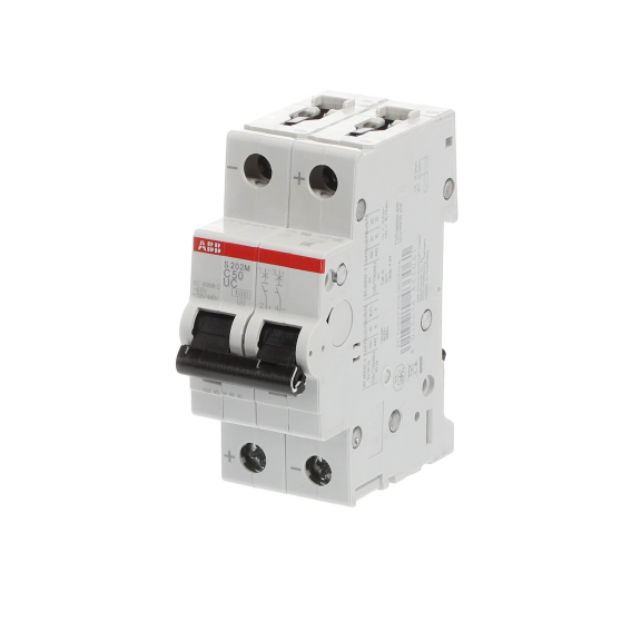 ABB 2CDS272061R0504, S 202 M-C 50UC, System Pro M, 50 Amper, 2 Kutuplu, B Tipi, Otomatik Sigorta, 10 kA, 2x50B