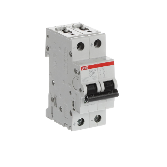 ABB 2CDS272061R0504, S 202 M-C 50UC, System Pro M, 50 Amper, 2 Kutuplu, B Tipi, Otomatik Sigorta, 10 kA, 2x50B