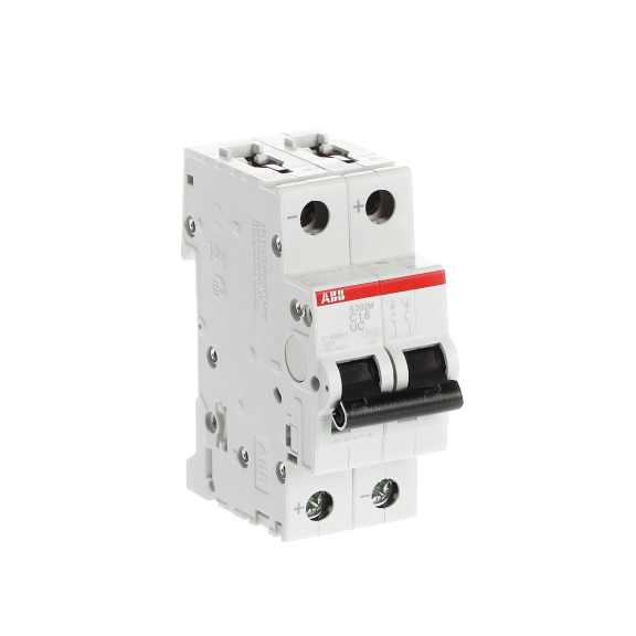 ABB 2CDS272061R0974, S 202 M-C 1,6UC, System Pro M, 1.6 Amper, 2 Kutuplu, B Tipi, Otomatik Sigorta, 10 kA, 2x1.6B