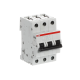 ABB 2CDS273001R0024, S 203 M-C 2, System Pro M, 2 Amper, 3 Kutuplu, C Tipi, Otomatik Sigorta, 10 kA, 3x2C
