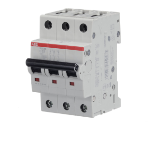ABB 2CDS273001R0254, S 203 M-C 25, System Pro M, 25 Amper, 3 Kutuplu, C Tipi, Otomatik Sigorta, 10 kA, 3x25C
