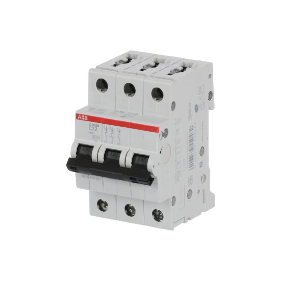 ABB 2CDS273001R0324, S 203 M-C 32, System Pro M, 32 Amper, 3 Kutuplu, C Tipi, Otomatik Sigorta, 10 kA, 3x32C