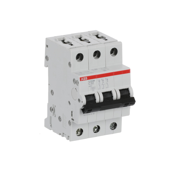 ABB 2CDS273001R0324, S 203 M-C 32, System Pro M, 32 Amper, 3 Kutuplu, C Tipi, Otomatik Sigorta, 10 kA, 3x32C