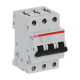 ABB 2CDS273001R0504, S 203 M-C 50, System Pro M, 50 Amper, 3 Kutuplu, C Tipi, Otomatik Sigorta, 10 kA, 3x50C