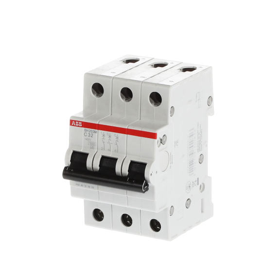 ABB 2CDS273011R0324, SH203M-C 32, Compact Home, 32 Amper, 3 Kutuplu, C Tipi, Otomatik Sigorta, 10 kA, 3x32C