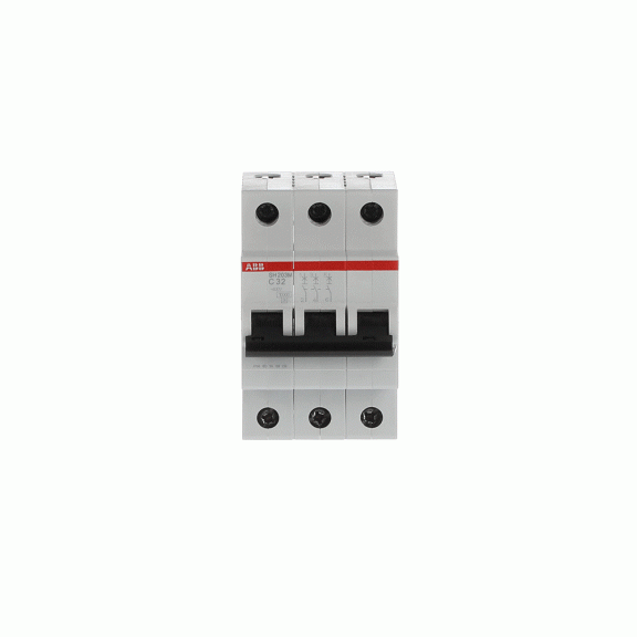 ABB 2CDS273011R0324, SH203M-C 32, Compact Home, 32 Amper, 3 Kutuplu, C Tipi, Otomatik Sigorta, 10 kA, 3x32C